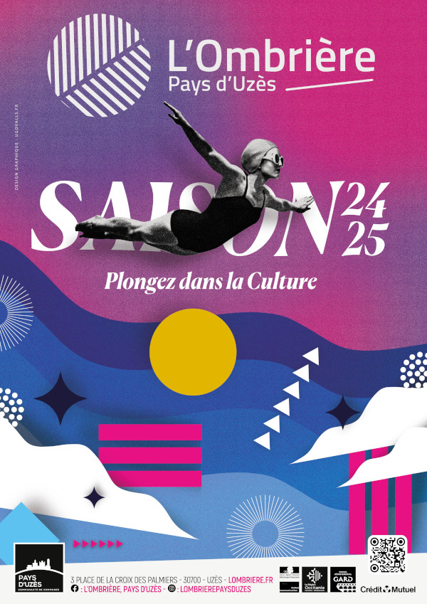 Affiche de la saison 2024/2025 de l'ombrière
