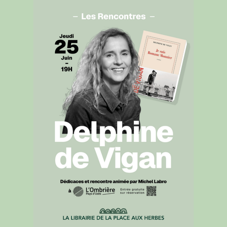 Rencontre avec Delphine de Vigan